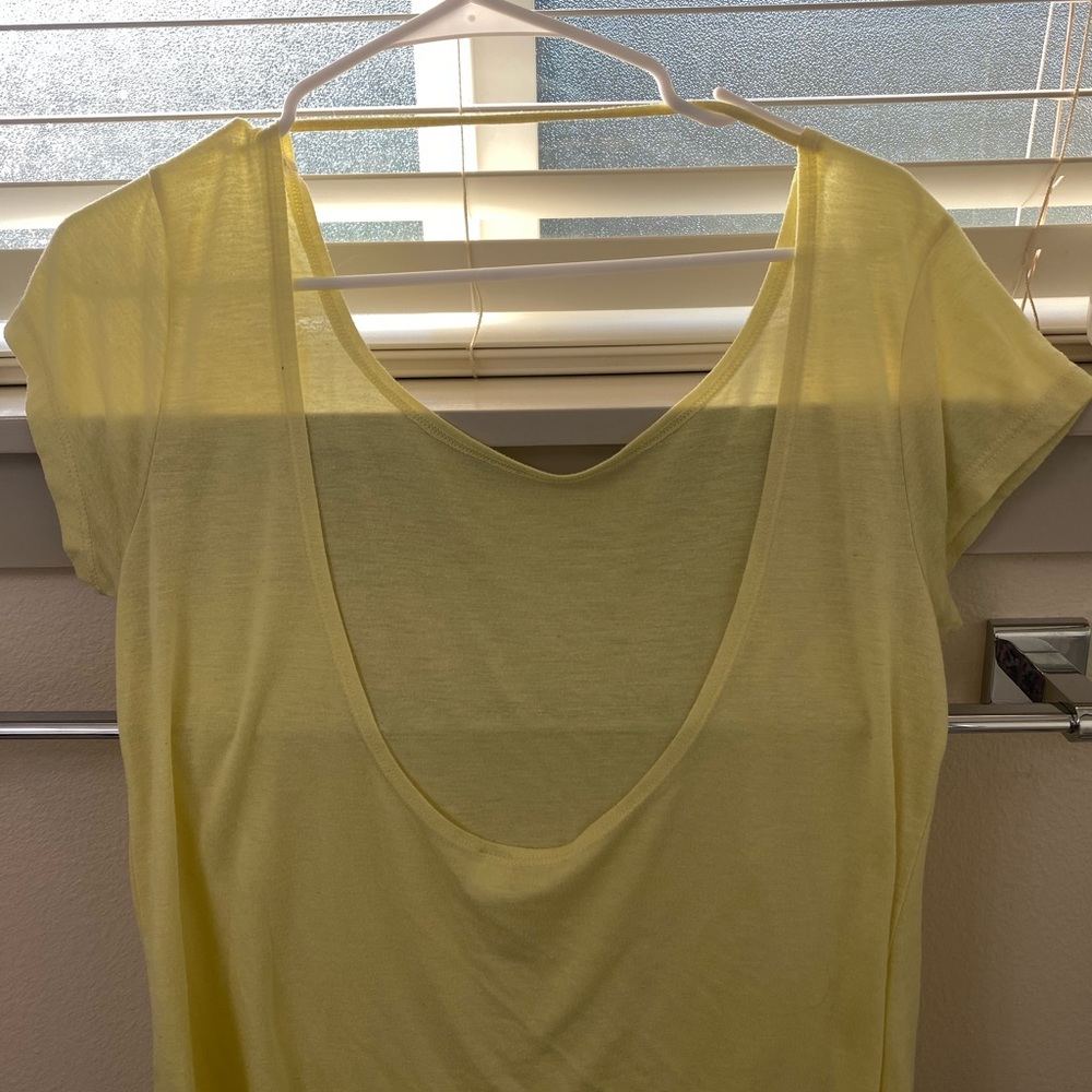 Nordstrom’s BP collection pastel yellow T-shirt